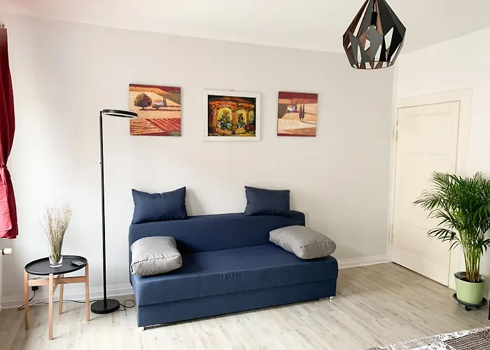 公寓 Citywohnung Mit Gartenzugang 什未林